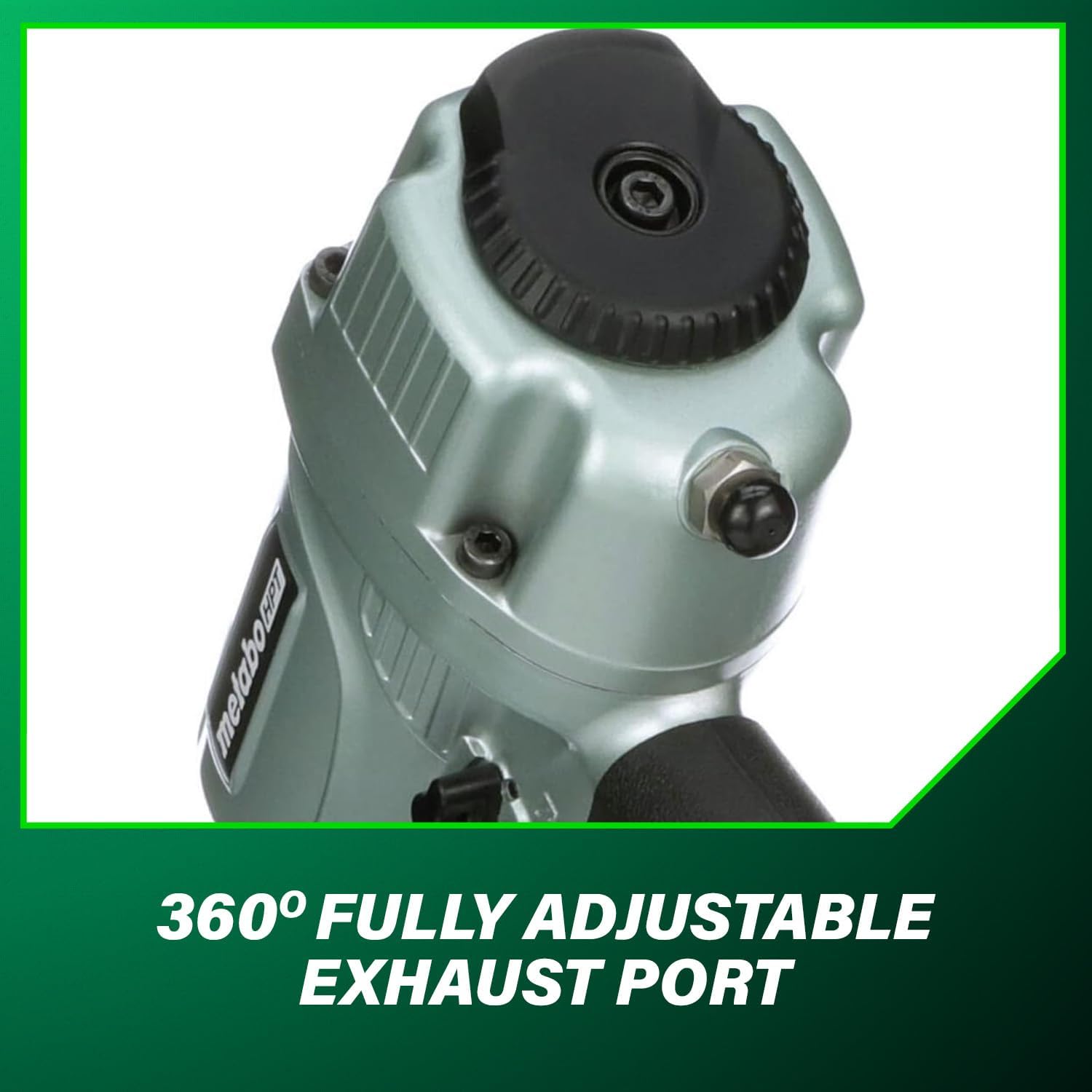 Metabo HPT Finish Nailer with Air Duster, Pro-Preferred Pneumatic Power Nailer for Crown Moldings, Base Moldings, and More, Selective Actuation, 15 Gauge Angled, 1-1/4″ to 2-1/2″ Finish Nails, NT65MA4