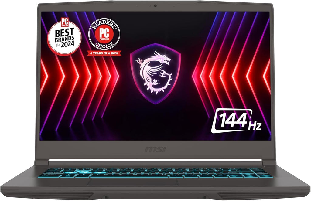 msi Thin 15 Gaming Laptop 15.6' FHD IPS 144Hz Intel Octa-core i5-13420H (>i7-12650H) 32GB RAM 1TB SSD GeForce RTX 4060 Backlit USB-C Win11 w/ICP Hub