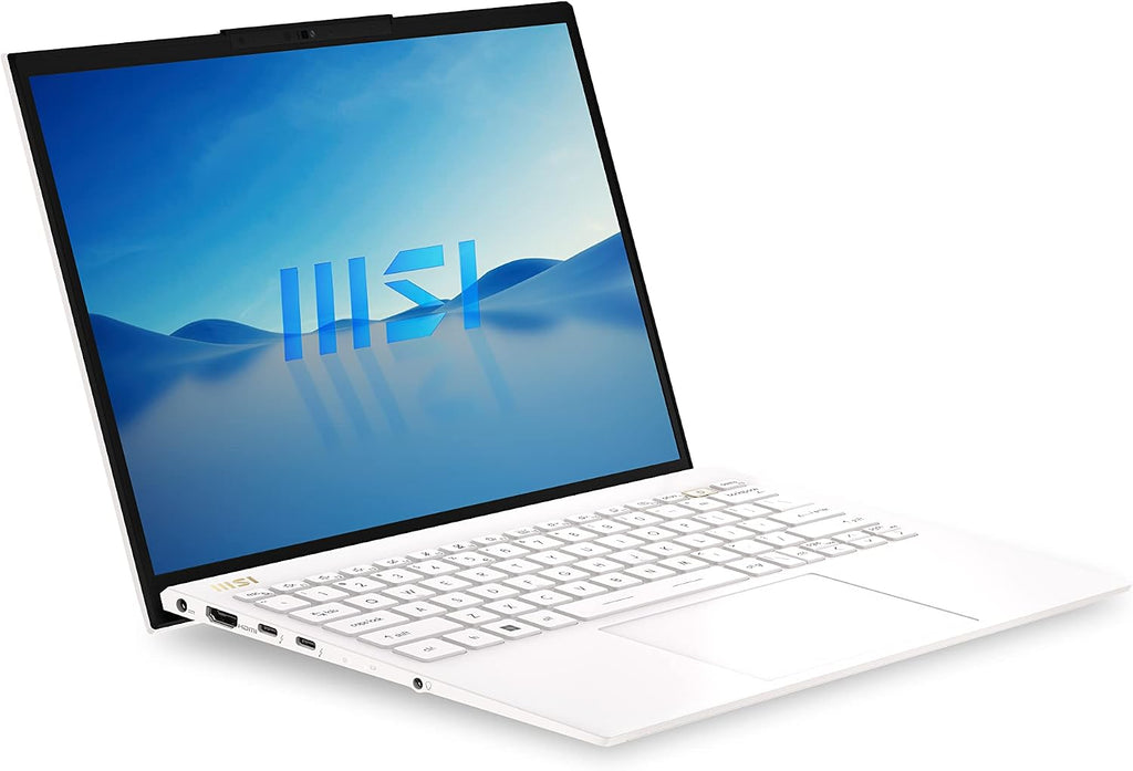 msi Prestige 13 EVO 13.3' FHD+ Laptop: Intel Core i5-1240P, Intel Iris Xe, 16GB DDR4, 512GB NVMe SSD, Thunderbolt 4, HDMI, MicroSD Card Reader, Win 11 Home: Pure White A12M-070US