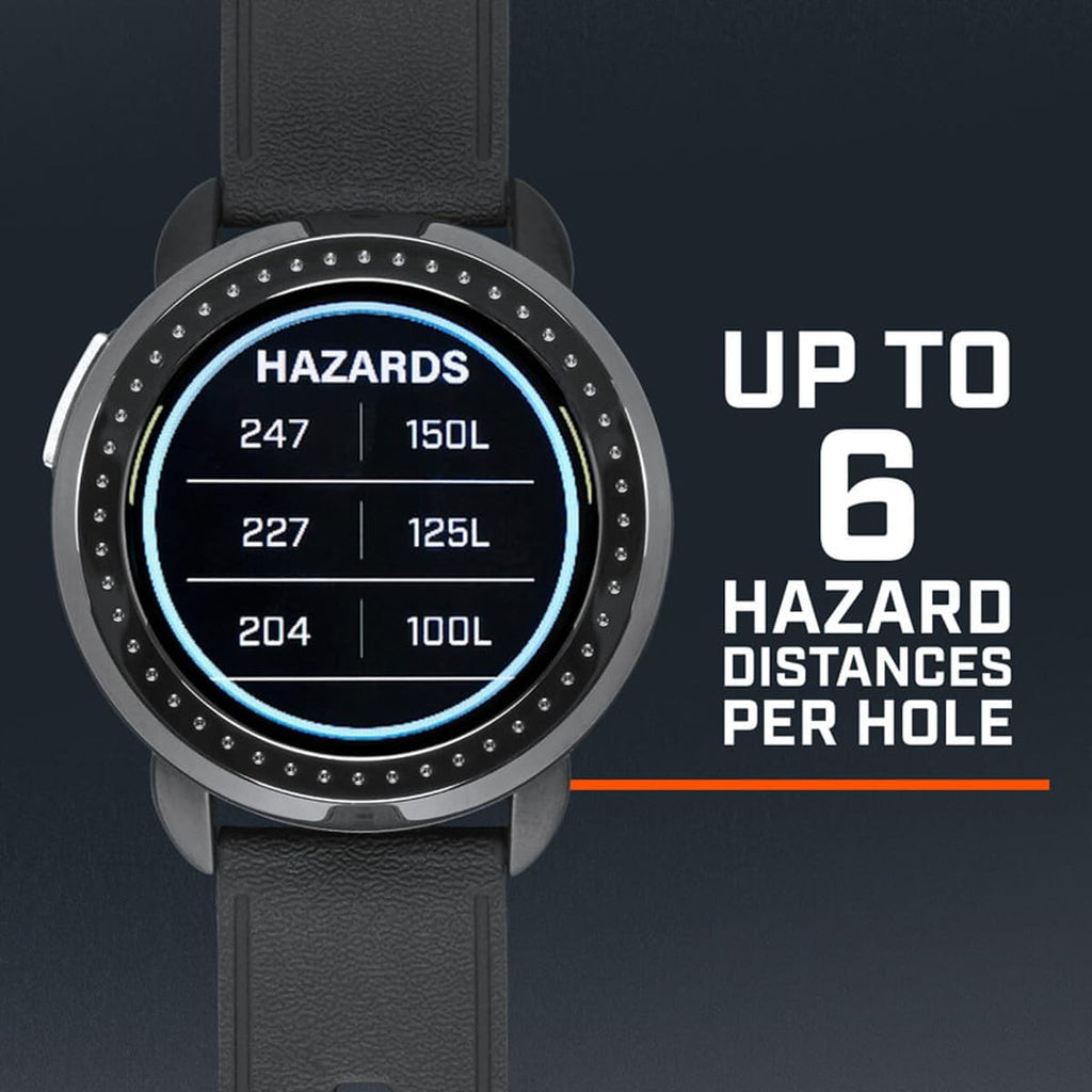 Bushnell Golf iON Elite GPS Smartwatch (Black) | 38,000 Courses, Slope Compensation, Hazard Info, Color Touchscreen, Distance Calculator, Magnet Mount, Scorekeeping | Signature Series Power Bundle