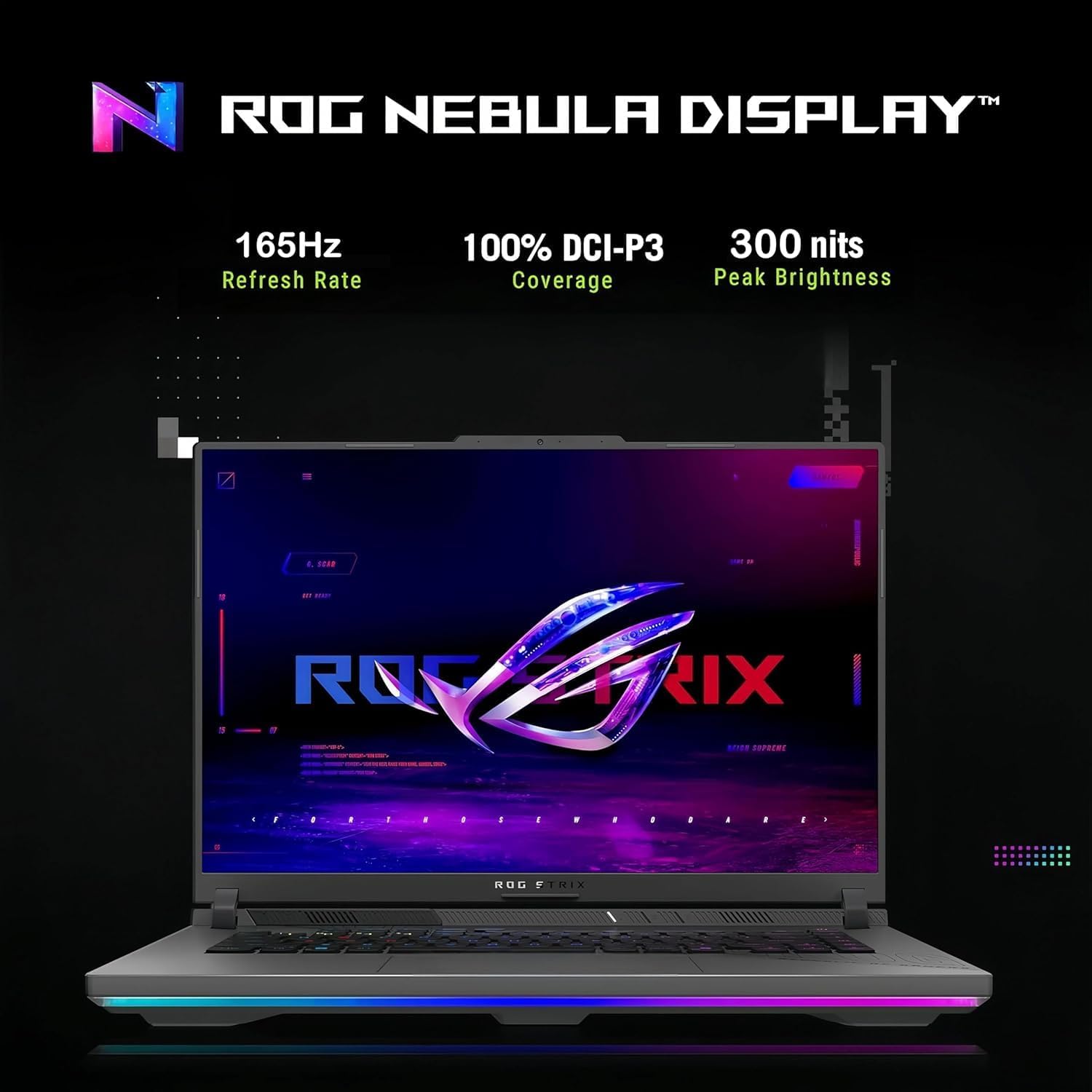 ASUS ROG Strix-G16 Gaming Laptop - AMD Ryzen 9 8940HX, 16' WUXGA 165Hz Display, NVIDIA GeForce RTX 5070 Ti 12GB GDDR7, 32GB DDR5, 2TB SSD, RGB Backlit KB, Windows 11 Pro, w/Accessories