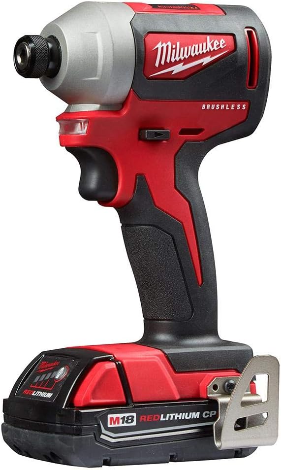 Milwaukee 2893-22CXP M18 18-Volt Lithium-Ion Brushless Cordless Hammer Drill/Impact/Hackzaw Combo Kit (3-Tool) with 2 Batteries, Charger and Bag