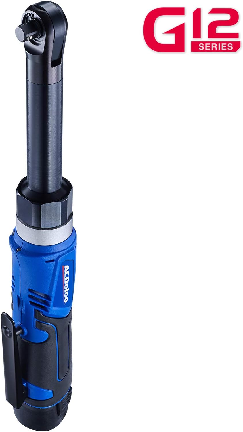 ACDelco ARW1218-K18 G12 Series 12V Li-ion Cordless 3/8' Extended Rachet Wrench & ¼' Ratchet Wrench Combo Tool Kit