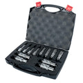 Evolution Power Tools Annular Cutter Kit for Magnetic/Mag Drills, 1 Inch Depth Drill Bit, Mixed Width 7/16 to 1-1/8 Inch, Carry Case Included, Set of 12