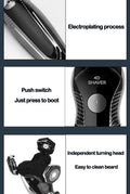 Electric Razor for Men's, Men's Shaver Electric Razor for Men Trimmer for Men Hair Cutting Machine Safety Razor USB Charger Nose Shaver Washable
