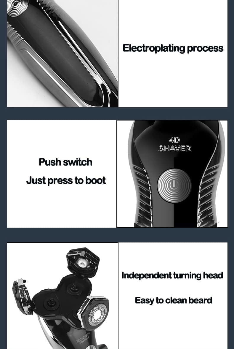 Electric Razor for Men's, Men's Shaver Electric Razor for Men Trimmer for Men Hair Cutting Machine Safety Razor USB Charger Nose Shaver Washable
