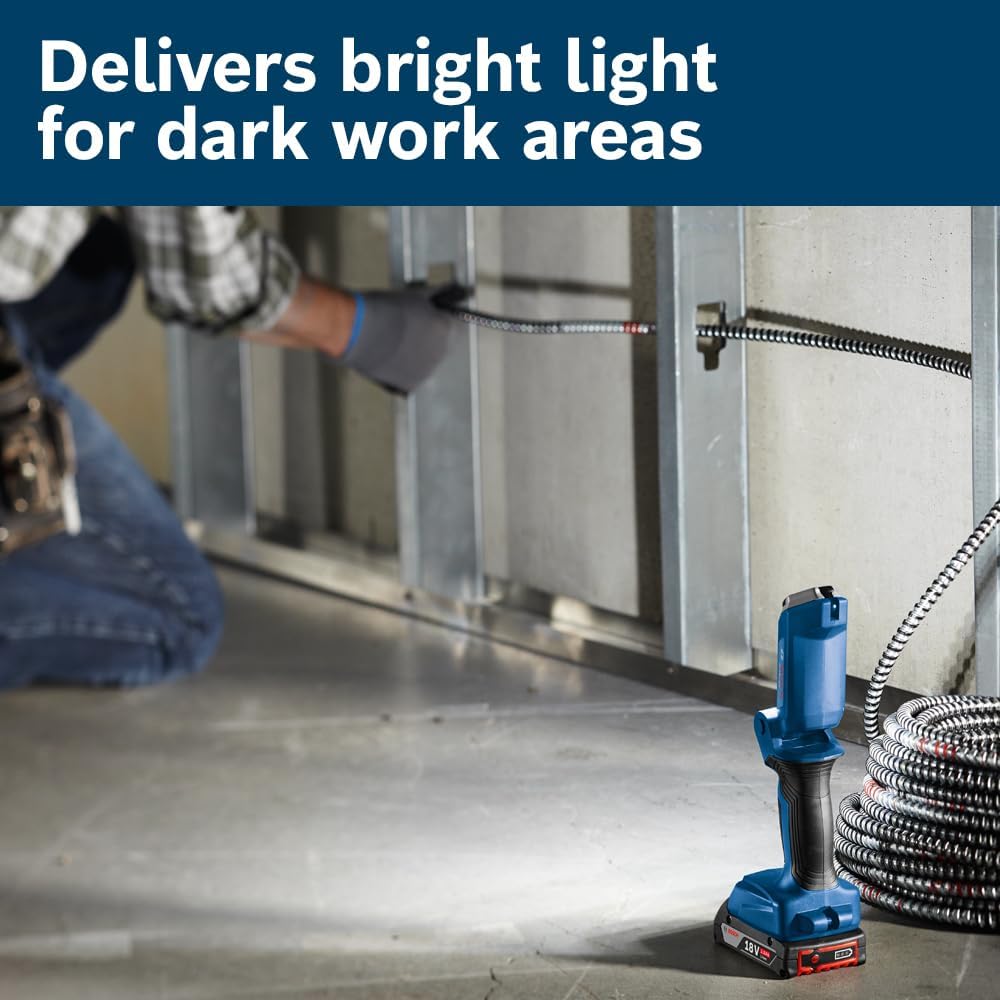 Bosch GXL18V-496B22 18V 4-Tool Combo Kit with Compact Tough 1/2 In. Drill/Driver, Two-In-One 1/4 In. and 1/2 In. Impact Driver/Wrench, Compact Recip Saw, LED Light and (2) 2.0 Ah SlimPack Batteries