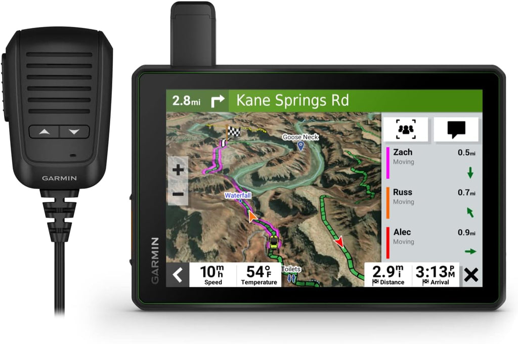Garmin Tread SxS, GPS Navigator, Ulltrabright Display, Preloaded Topography,Group Ride Radio, inReach Technology with Wearable4U Power Pack Bundle