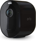 Arlo Pro3 Smart Home Security Cameras, Alarm, Rechargeable, Colour Night Vision, Indoor/Outdoor, 2K QHD, 2-Way Audio, Spotlight, Add On Camera - SmartHub Needed, VMC4040B - Black Edition
