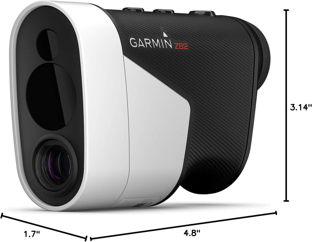 Garmin Approach Z82, Golf GPS Laser Range Finder, Accuracy Within 10' of The Flag, 2-D Course Overlays
