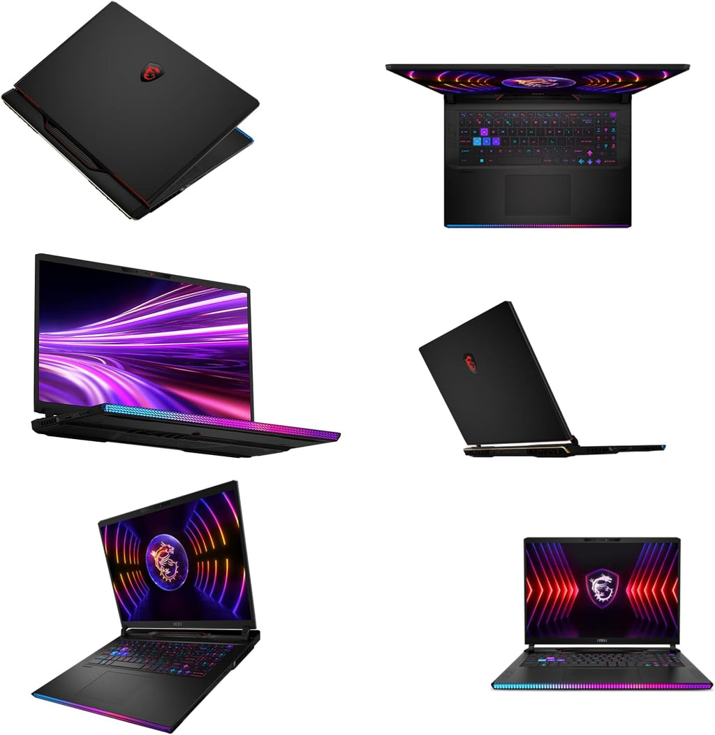 msi GE68HX Raider Gaming Laptop, GeForce RTX 4070, 16' FHD+ 144Hz Display, 14th Gen Intel Core i9-14900HX(up to 5.8GHz,24-Core), Win11 Pro, Backlit KB, Wi-Fi 7, 64GB DDR5 RAM, 2TB SSD