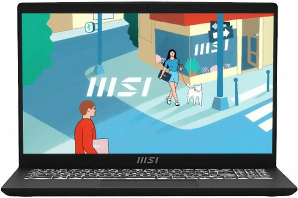 MSI Modern 15 B13M-1097US 15.6' Full HD Laptop, Intel Core i5-1334U 1.3GHz, 16GB RAM, 512GB SSD, Windows 11 Home, Classic Black