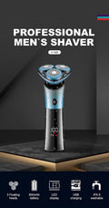 Electric Shavers for Men, Electric Shaver Professional Razor Shaving Machine Barber Waterproof Shaving Beard LED Display Beard Trimmer for Men