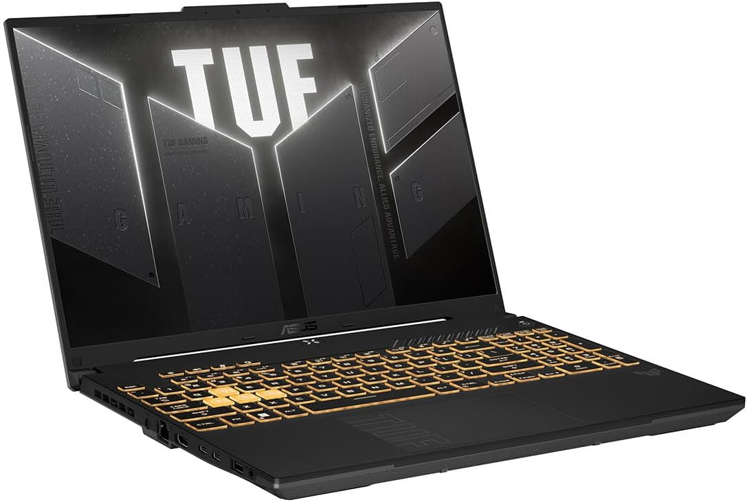 ASUS TUF Gaming F16 Gaming Laptop, 16' FHD+ 165Hz 16:10 Display, Intel® Core™ i7-13650HX, NVIDIA® GeForce RTX™ 4060, 16GB DDR5, 512GB PCIe Gen4 SSD, Wi-Fi 6, Windows 11, FX607JV-ES73, Mecha Gray