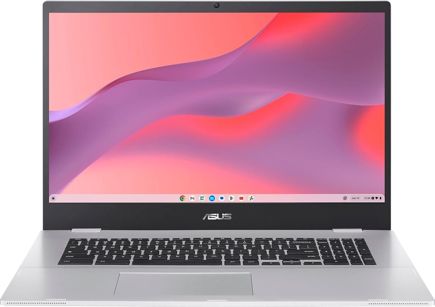 ASUS 2024 Newest Business Chromebook, 17.3' FHD Display, Intel Celeron-N4500(up to 2.80 GHz), 4GB RAM, 192GB Storage(64GB eMMC+128GB Micro SD), Intel UHD Graphics 630, HD Webcam, Wi-Fi 6, Chrome OS