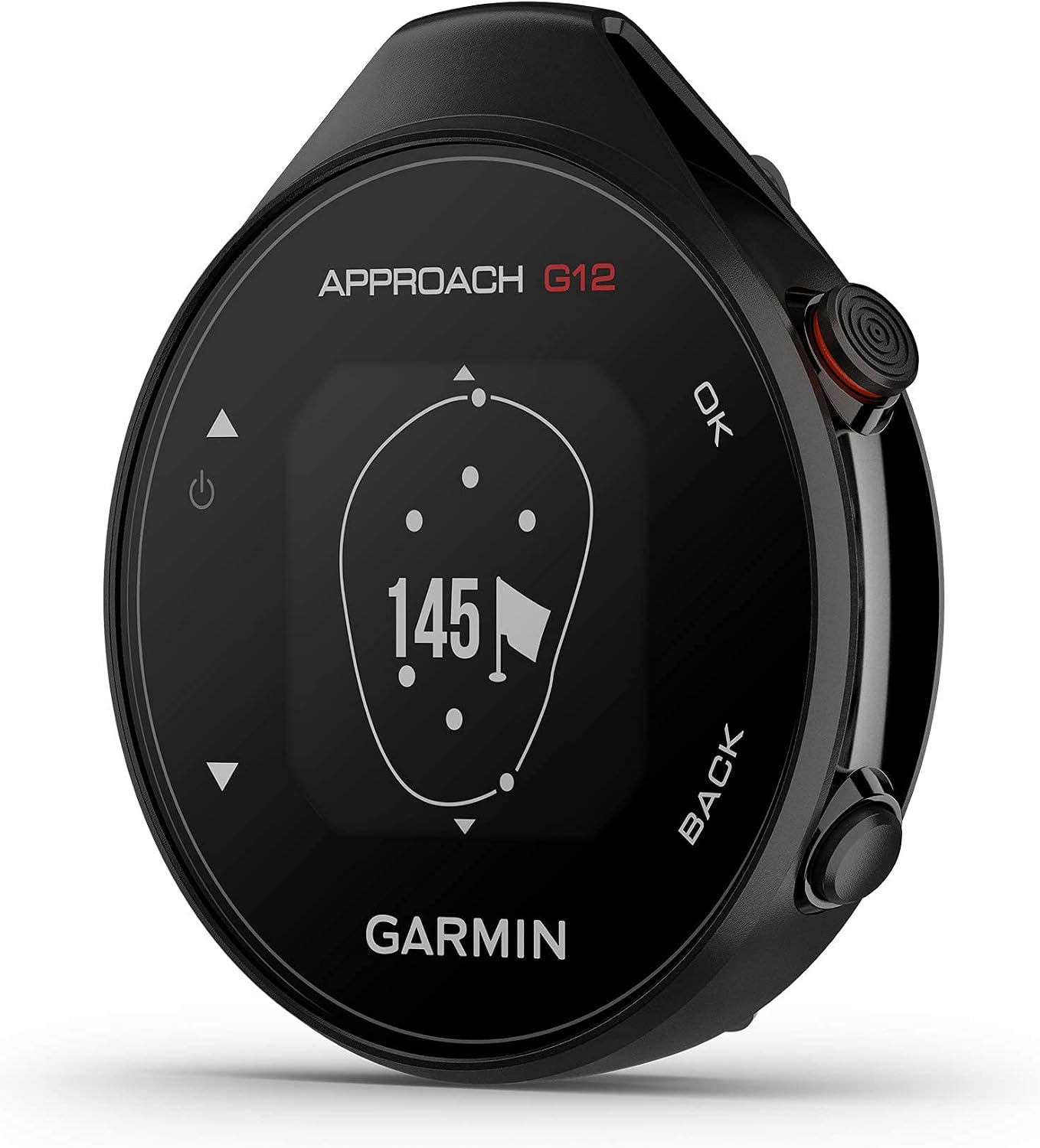 Garmin Approach G12, Clip-on Golf GPS Rangefinder, 42k+ Preloaded Courses, 010-02555-00 (Renewed)