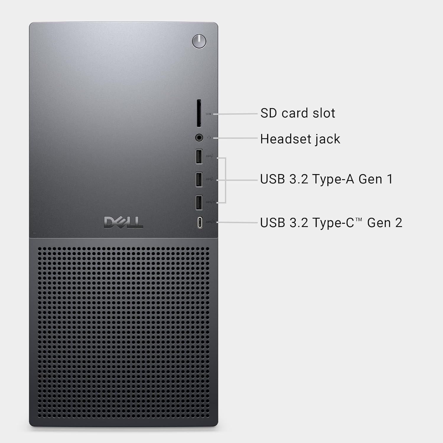 Dell Tower Plus EBT2250 Desktop Computer - Series 2 Intel Core Ultra 7 265 20-Core Processor up to 5.3 GHz, 64GB DDR5 RAM, 1TB NVMe SSD, NVIDIA GeForce RTX 4060 8GB GDDR6, Windows 11 Pro, Graphite