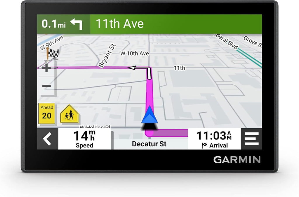 Garmin Drive™ 53 with Traffic, GPS Navigator, High-Resolution Touchscreen, Simple On-Screen Menus and Easy-to-See Map, Driver and Traffic Alerts