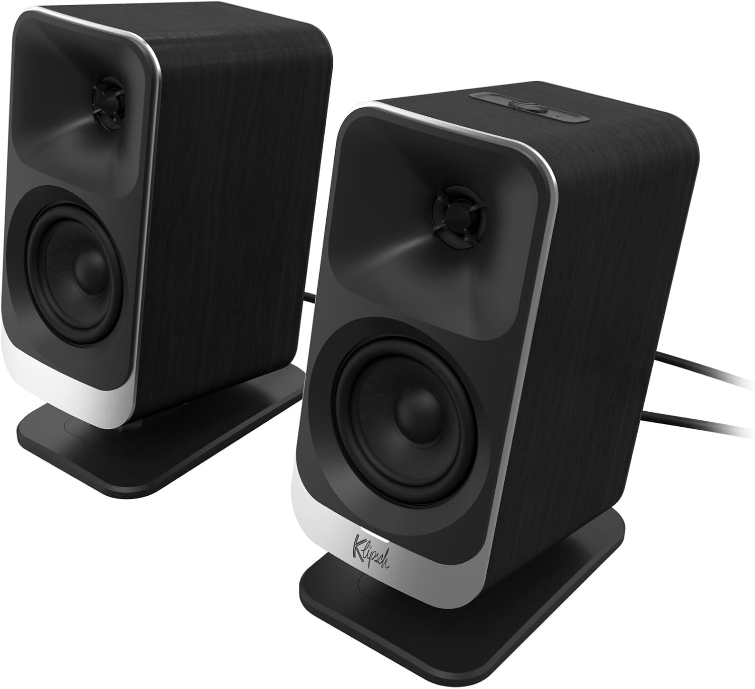 Klipsch ProMedia Lumina 2.1 Computer Gaming System with Subwoofer and RGB Lighting Effects Built-in