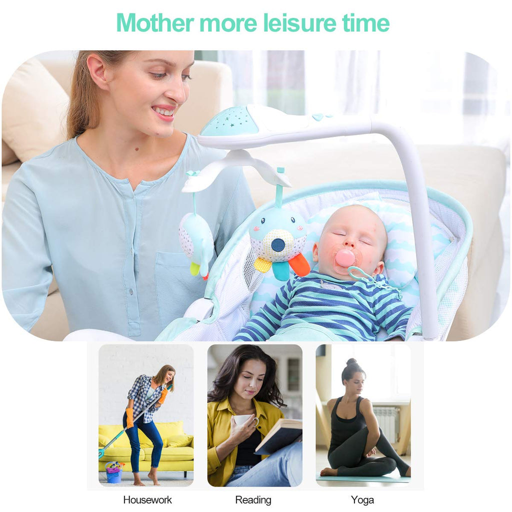 3-in-1 Baby Bouncers, Can sit and Lie Down, Brilliant Bouncer,Rocking Bouncer, Soothing Vibration, 3rd Gear Adjustment, Suitable for Babies Boys/Babies Girls/Newborns Baby