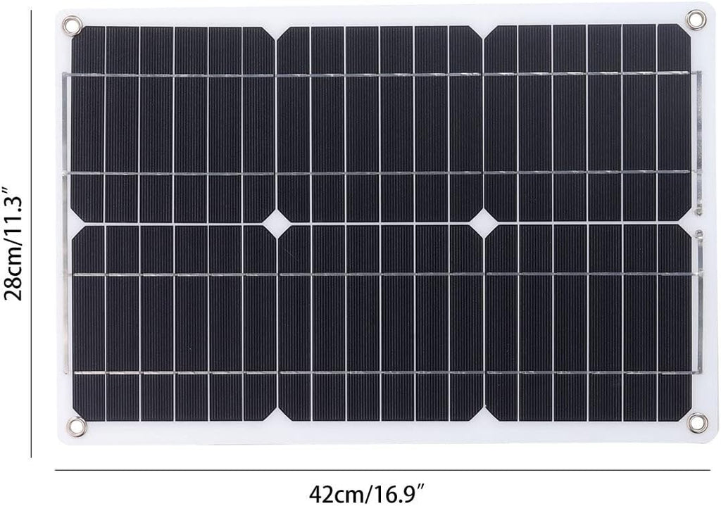 Solar 18V 20W Solar Panel Power Car Battery Solar Charger Solar Panel Kit 3000W Solar Inverter Controller Kit (110v)