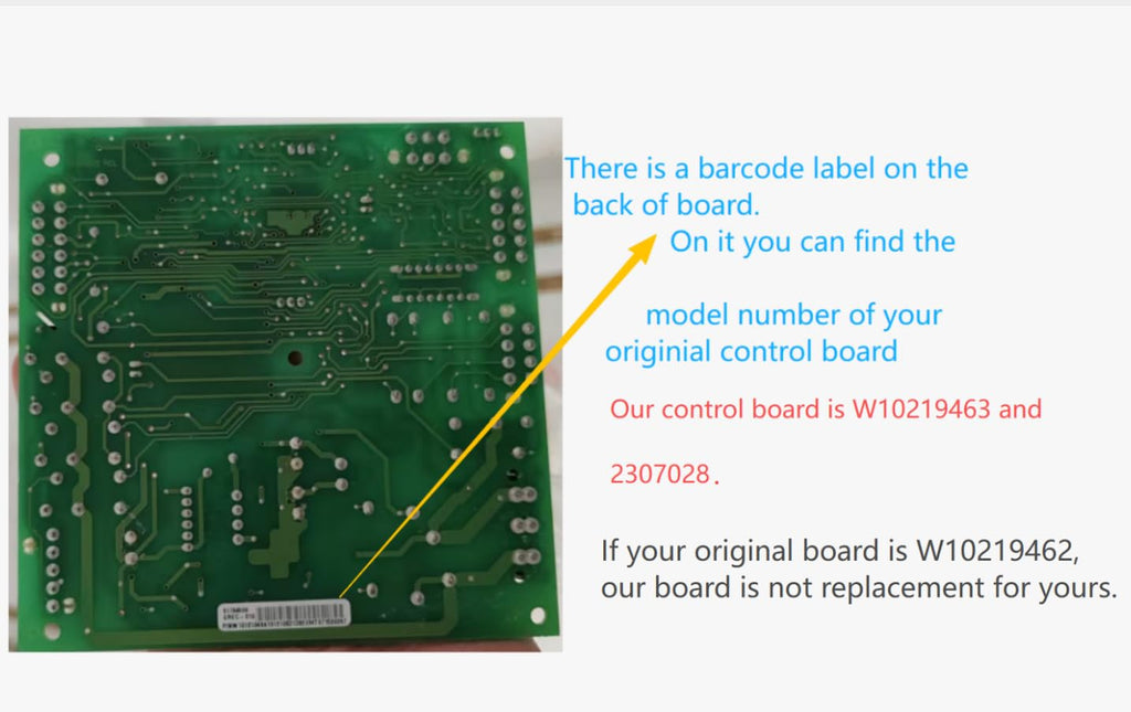 Brand NEW Upgraded W10219463 Control Board Replacement Compatible with Whirlpool Kitchenaid Refrigerators, Directly Replaces for WPW10219463,2303934 2307028 (Not Replace W10219462 or W10121049) !