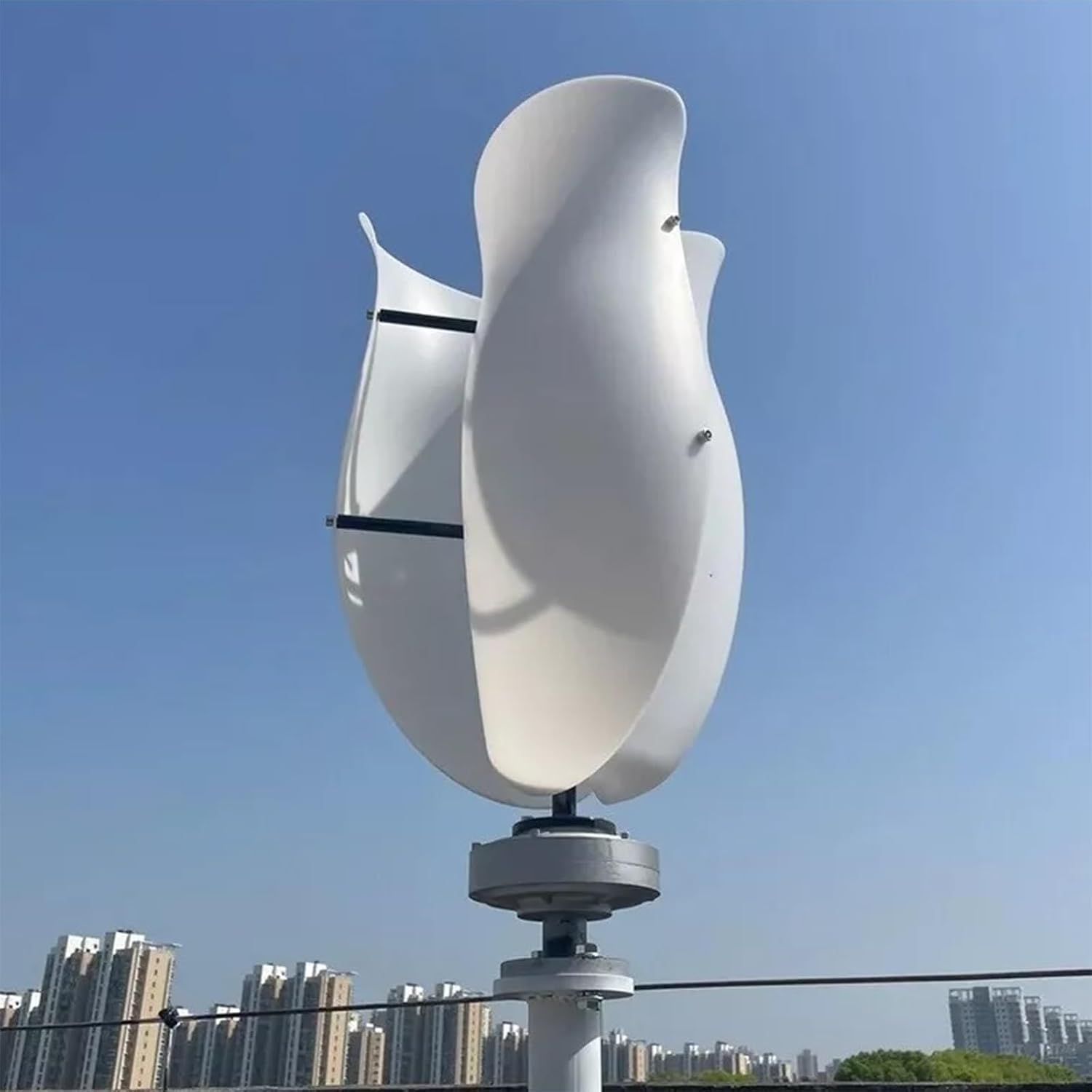 2000W/3000W Tulip Type Wind Generator 12v 24v Wind Turbine Generator Kit Vertical Axis Wind Turbine Generator Home Three Phase Generator Magnetic Levitation Breeze Start(2000W,12V)