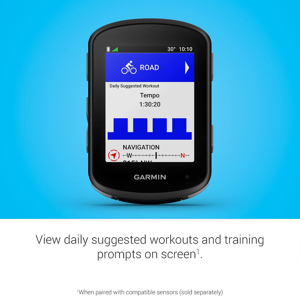 Garmin Edge 540 Compact GPS Cycling Handheld Computer with Naviation and Signature Series Bike Kit