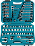 Makita E-06616 120 Piece Maintenance Set Blue/Black