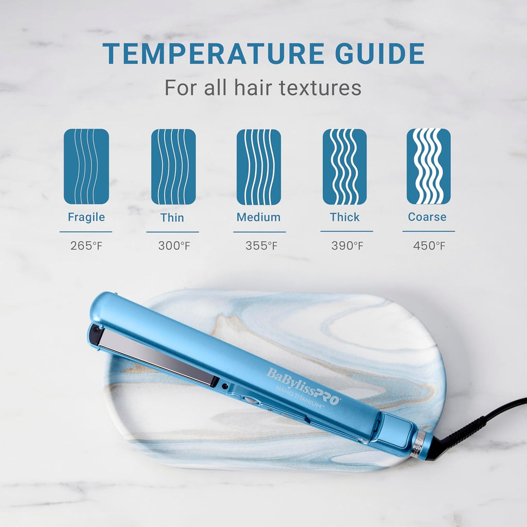 BaBylissPRO 1' Ultra Thin Flat Iron, Hair Straightener, Shorter Plates