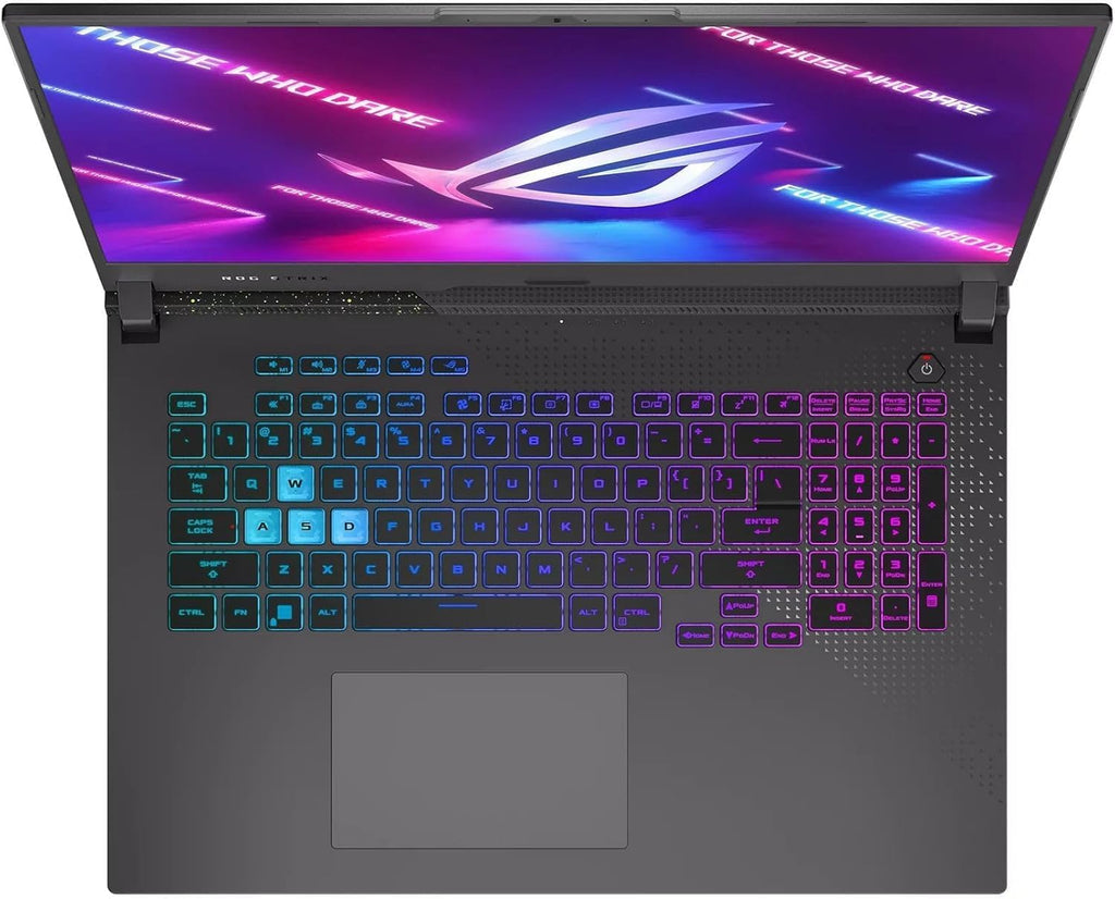 ASUS ROG Strix G17 G713 Gaming Laptop 17.3' WQHD IPS 240Hz AMD 12-Core Ryzen 9 7845HX (>i9-12900H) 32GB DDR5 2TB SSD GeForce RTX 4060 8GB USB-C RGB Backlit Fast Charging Win11 ICP Hub