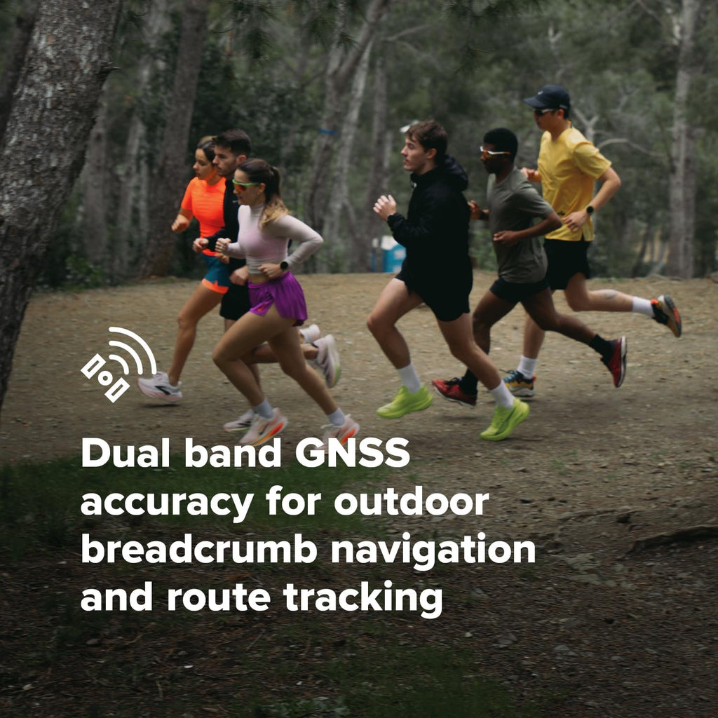 SUUNTO Run Running GPS Sports Watch with Silicone Strap, 1.32' AMOLED Touchscreen w/Crown Button, Wrist Heart-Rate & Sleep Health Tracking, Lime