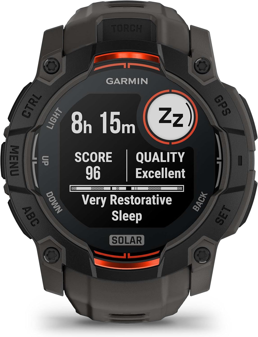 PlayBetter Garmin Instinct 3 Solar 50mm (Black/Charcoal) Rugged Outdoor GPS Smartwatch Bundle - Metal Bezel, Built-in Flashlight, Unlimited Battery Life Portable Charger & HD Screen Protectors