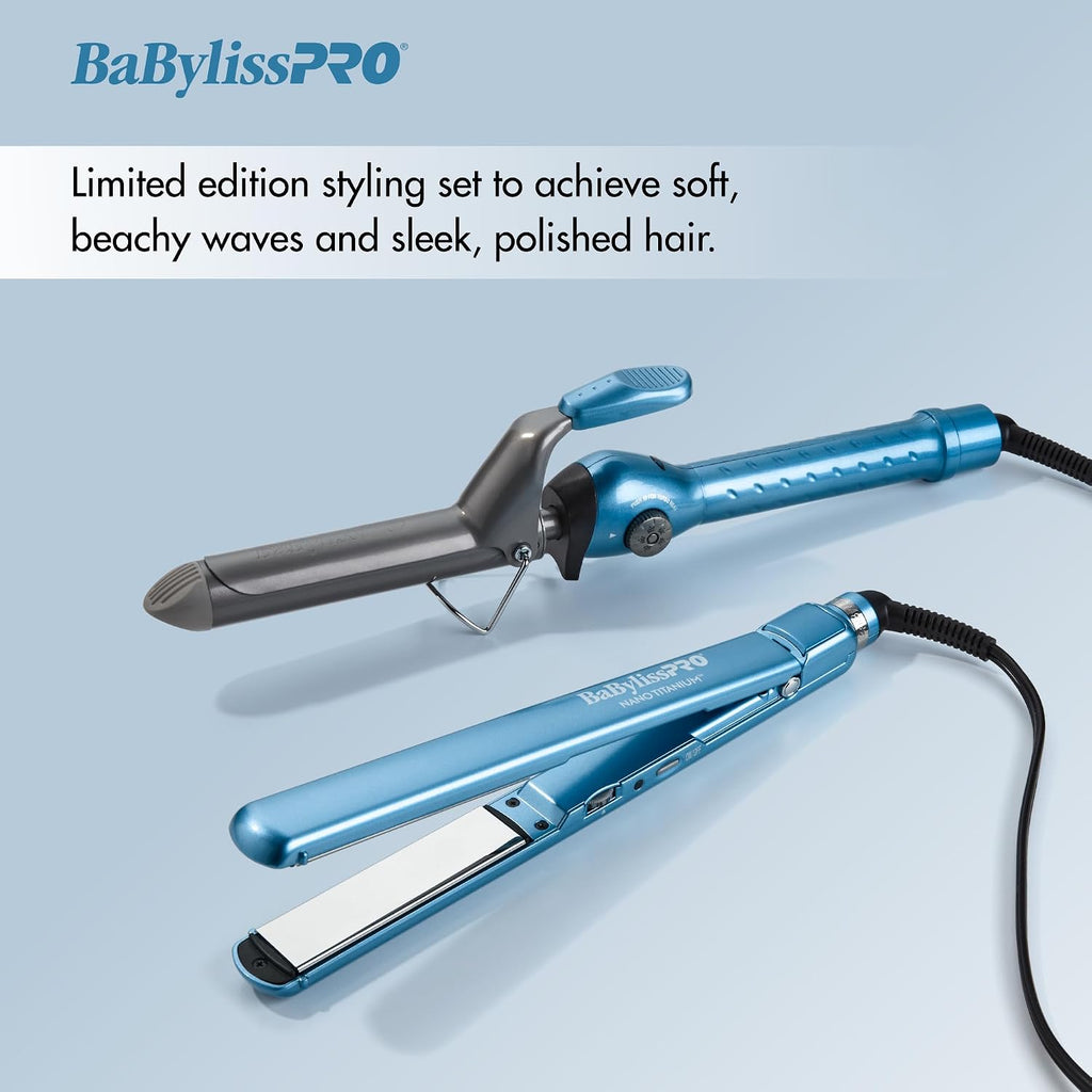 BaBylissPRO 1' Ultra Thin Flat Iron, Hair Straightener, Shorter Plates