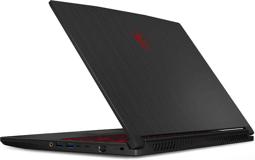 msi GF65 Gaming Laptop: 15.6' 144Hz FHD 1080p, Intel Core i7-10750H 6 Core, NVIDIA GeForce RTX 3060, 16GB, 512GB NVMe SSD, WiFi 6, Red Keyboard, Win 10, Black (10UE-047)