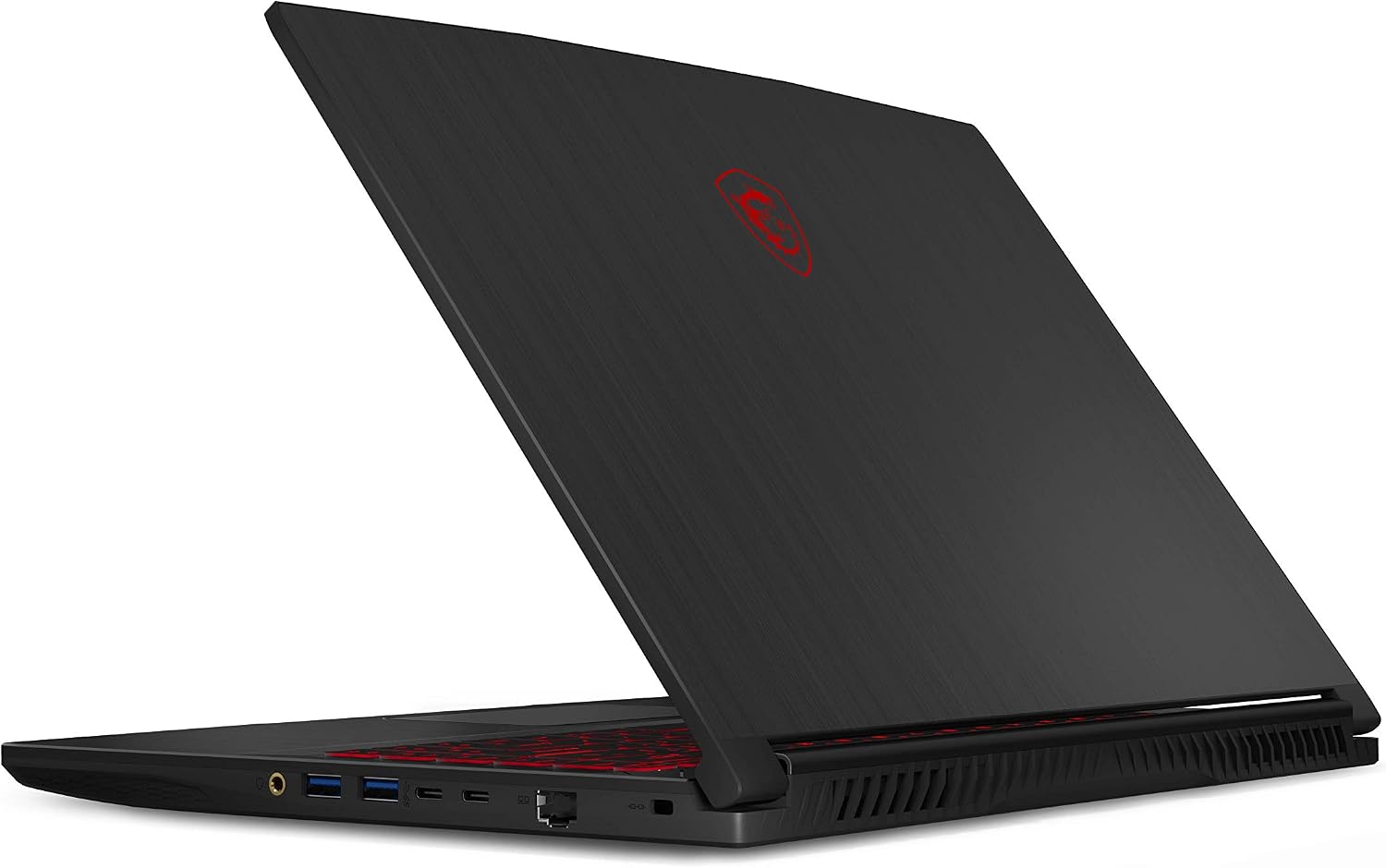 msi GF65 Gaming Laptop: 15.6' 144Hz FHD 1080p, Intel Core i7-10750H 6 Core, NVIDIA GeForce RTX 3060, 16GB, 512GB NVMe SSD, WiFi 6, Red Keyboard, Win 10, Black (10UE-047)