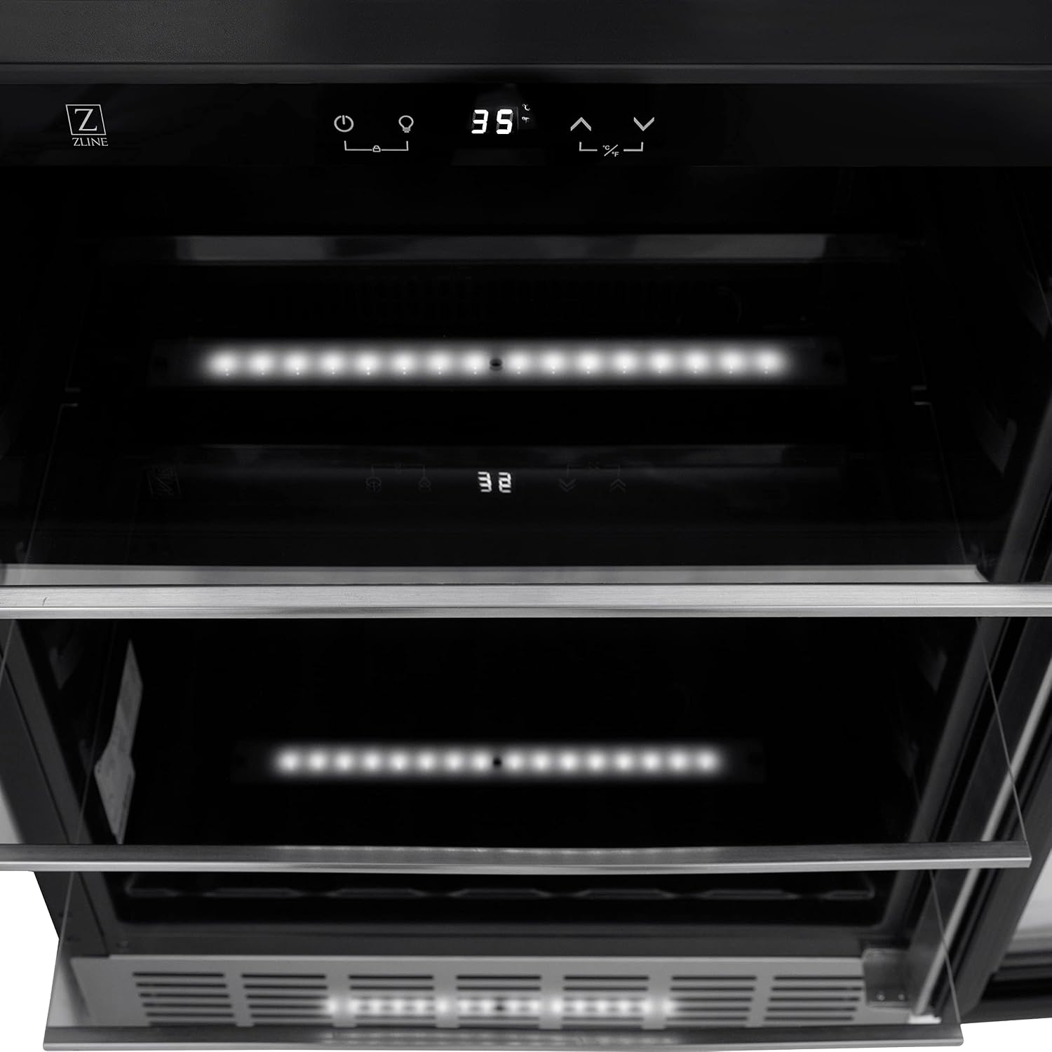 Z Line Kitchen and Bath ZLINE 24' Monument 154 Can Beverage Fridge in Stainless Steel (RBV-US-24)