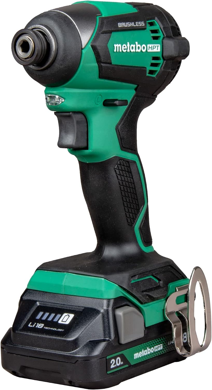 Metabo HPT 18V MultiVolt™ Brad Nailer + Impact Driver Combo Kit, KC18DEXQD