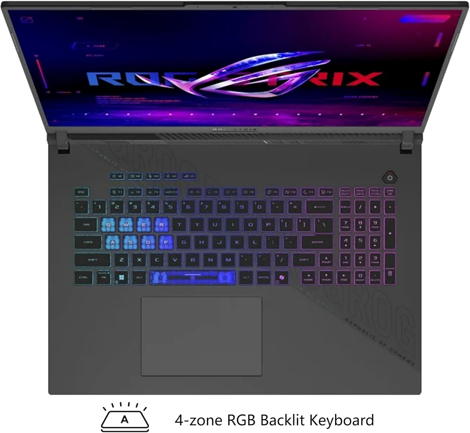 ASUS ROG Strix G18 G814 Gaming Laptop | 18' 2560x1600 240Hz 100% DCI-P3 | AMD 16-core Ryzen 9 9955HX (>i9-14900HX) | 64GB DDR5 4TB SSD | GeForce RTX 5070 DLSS4 | RGB Backlit Win11Pro w/DLCA Accessory