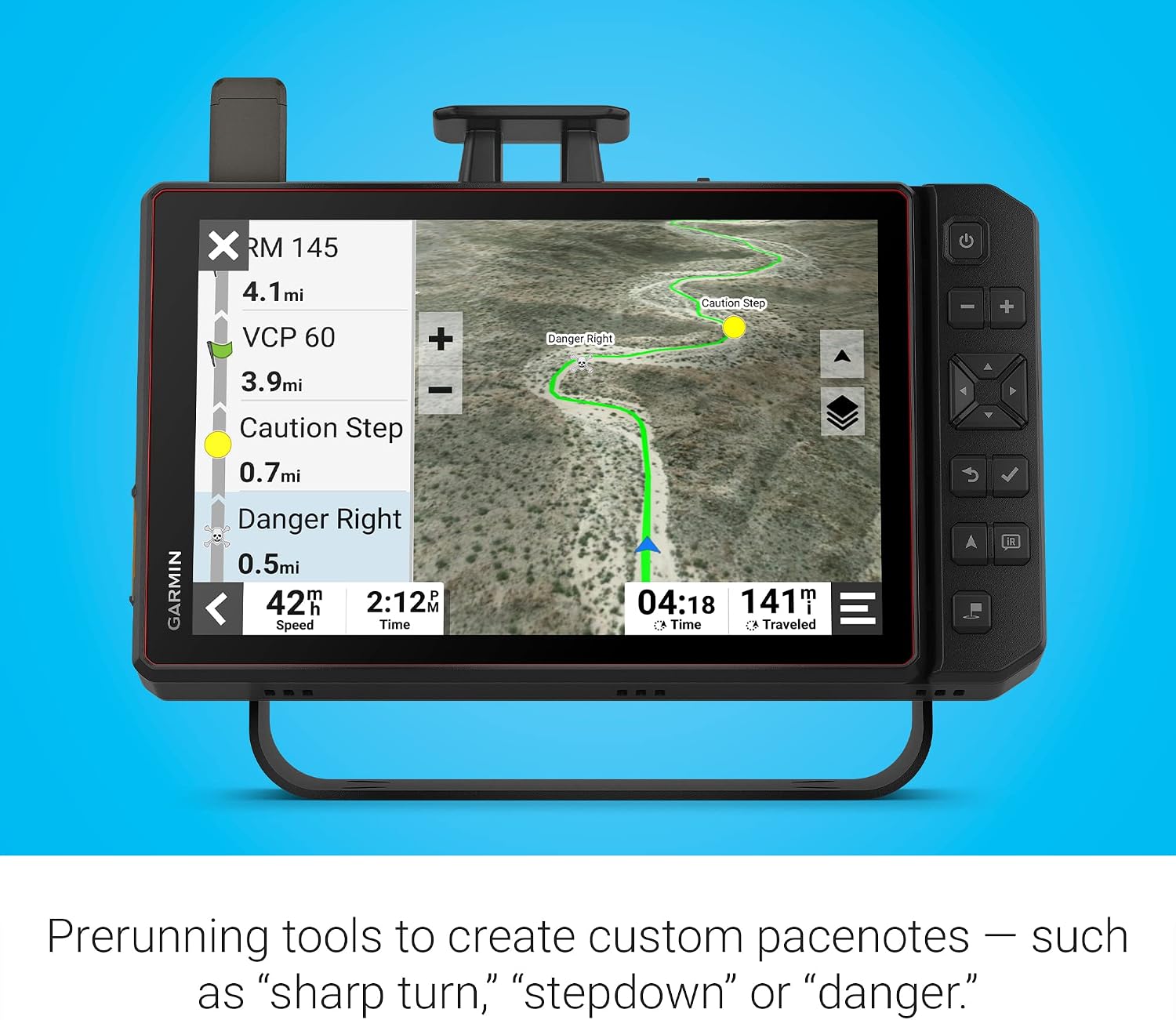 Garmin Tread XL - Baja Race Edition, Rugged, ultrabright 10' Off-Road Race Navigator, high-Performance GPS for Trophy Trucks, Team Tracking with Built-in inReach Satellite Communication