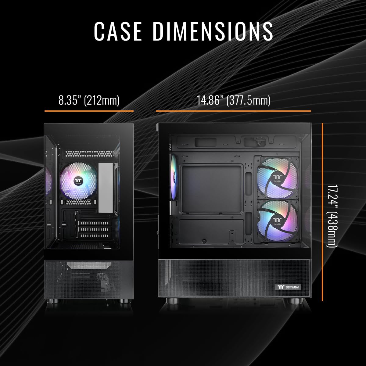 Thermaltake LCGS View i1460T-170 Gaming Desktop (Intel Core™ i5-14400F, ToughRam 32GB DDR5 6000MT/s RGB Memory, NVIDIA GeForce® RTX 5060 Ti 8G, 1TB NVMe M.2, WiFi, Windows 11) V17B-B760-56T-LCS