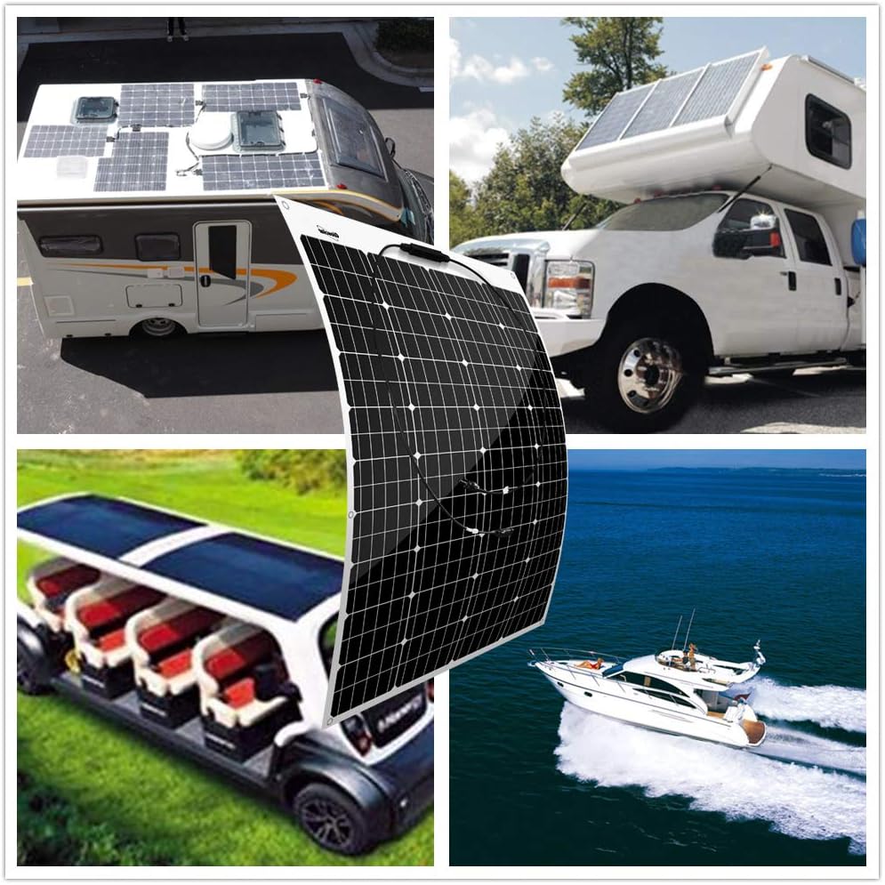 1000W Wind Turbine Generator Kit with 1000W Inverter: 5pcs 120W Flexible Solar Panel/400W 12V Wind Turbine/Solar Charge Controller/Wind Regulator/Cable/Connectors