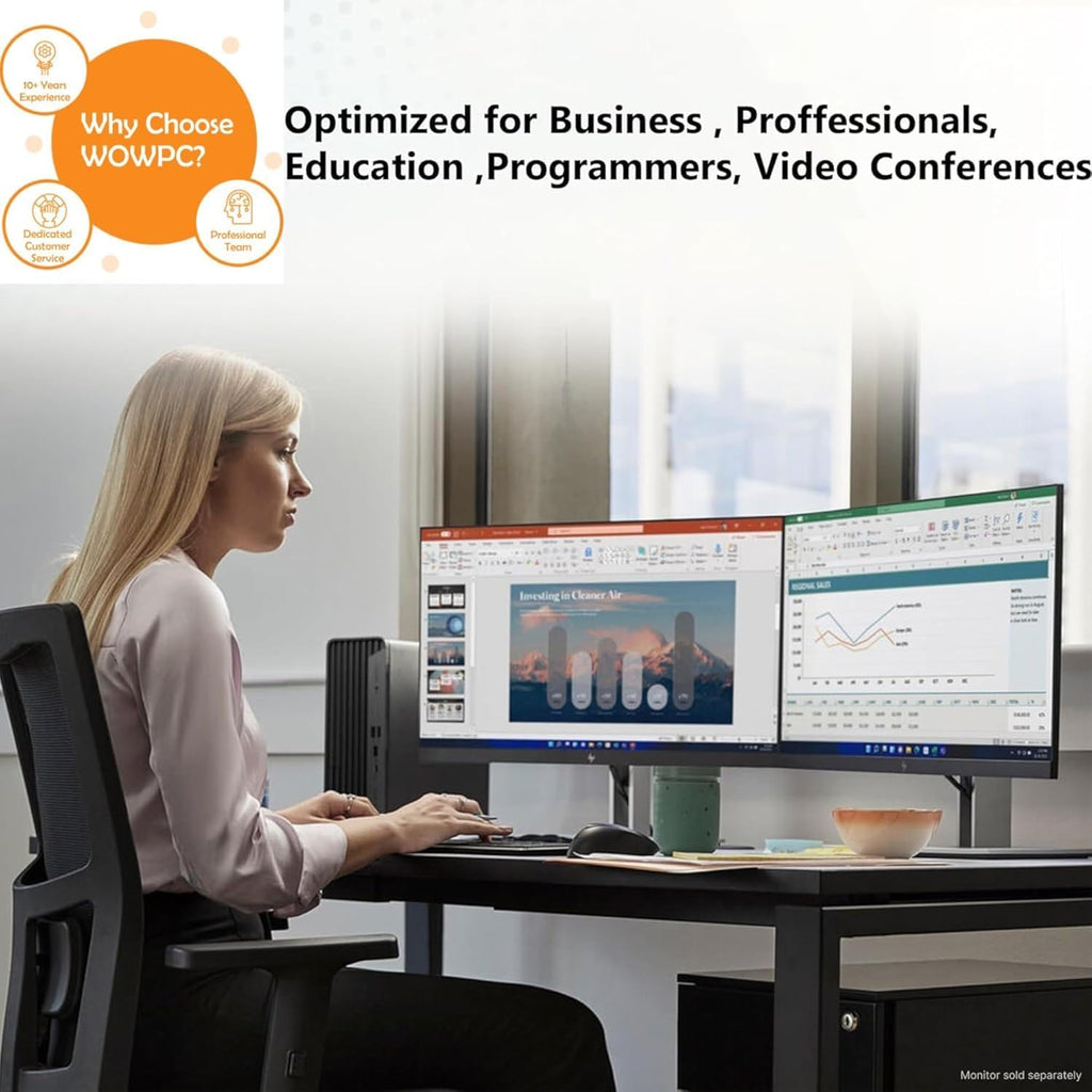 HP Pro SFF 400 G9 Desktop Computer | Intel Core i7-12700, 16-Core Processor (8 P-cores + 8 E-cores), Up to 5.4GHz | 32GB RAM, 1TB SSD | WiFi 6 | USB Type-C 10Gbps, HDMI DisplayPort | Win 11 Pro