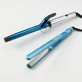 BabylissPRO Nano Titanium Ultra-Thin Hair Straightener, Professional Flat Iron, 5-Inch Extended Plates for Faster Straightening, for All Hair Types