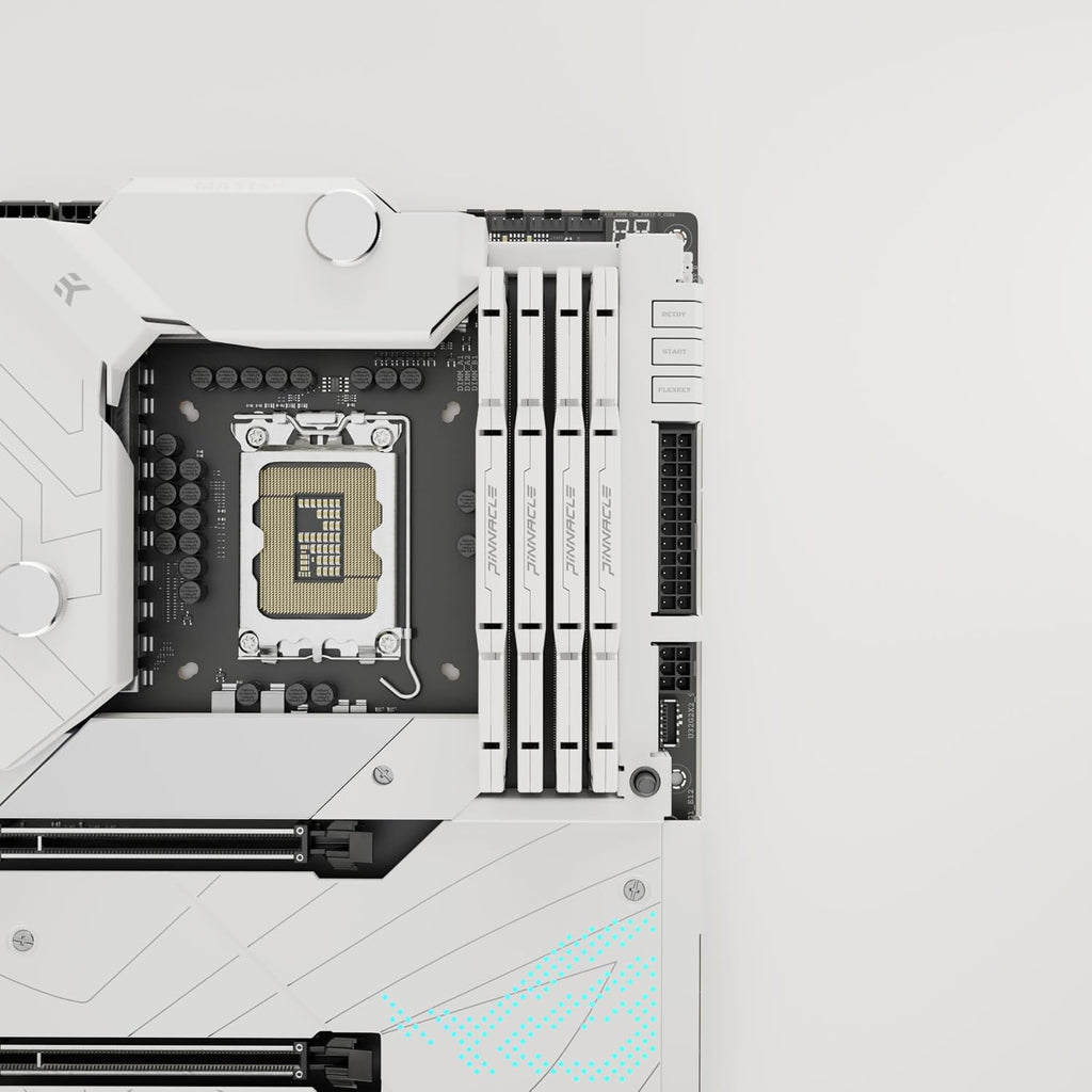 Timetec Pinnacle Konduit 16GB DDR4 3200MHz PC4-25600 CL16-20-20-40 XMP2.0 Overclocking 1.35V Dual Rank Compatible for AMD and Intel Desktop Gaming PC Memory Module - White
