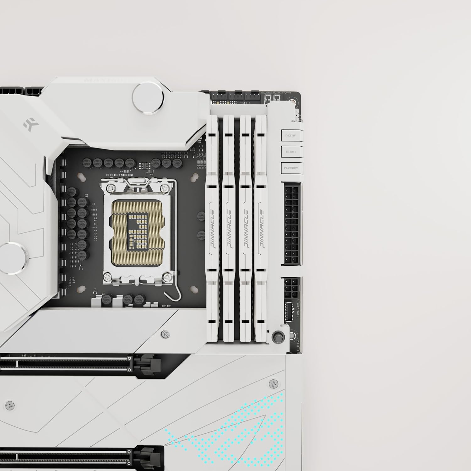 Timetec Pinnacle Konduit 16GB DDR4 3200MHz PC4-25600 CL16-20-20-40 XMP2.0 Overclocking 1.35V Dual Rank Compatible for AMD and Intel Desktop Gaming PC Memory Module - White