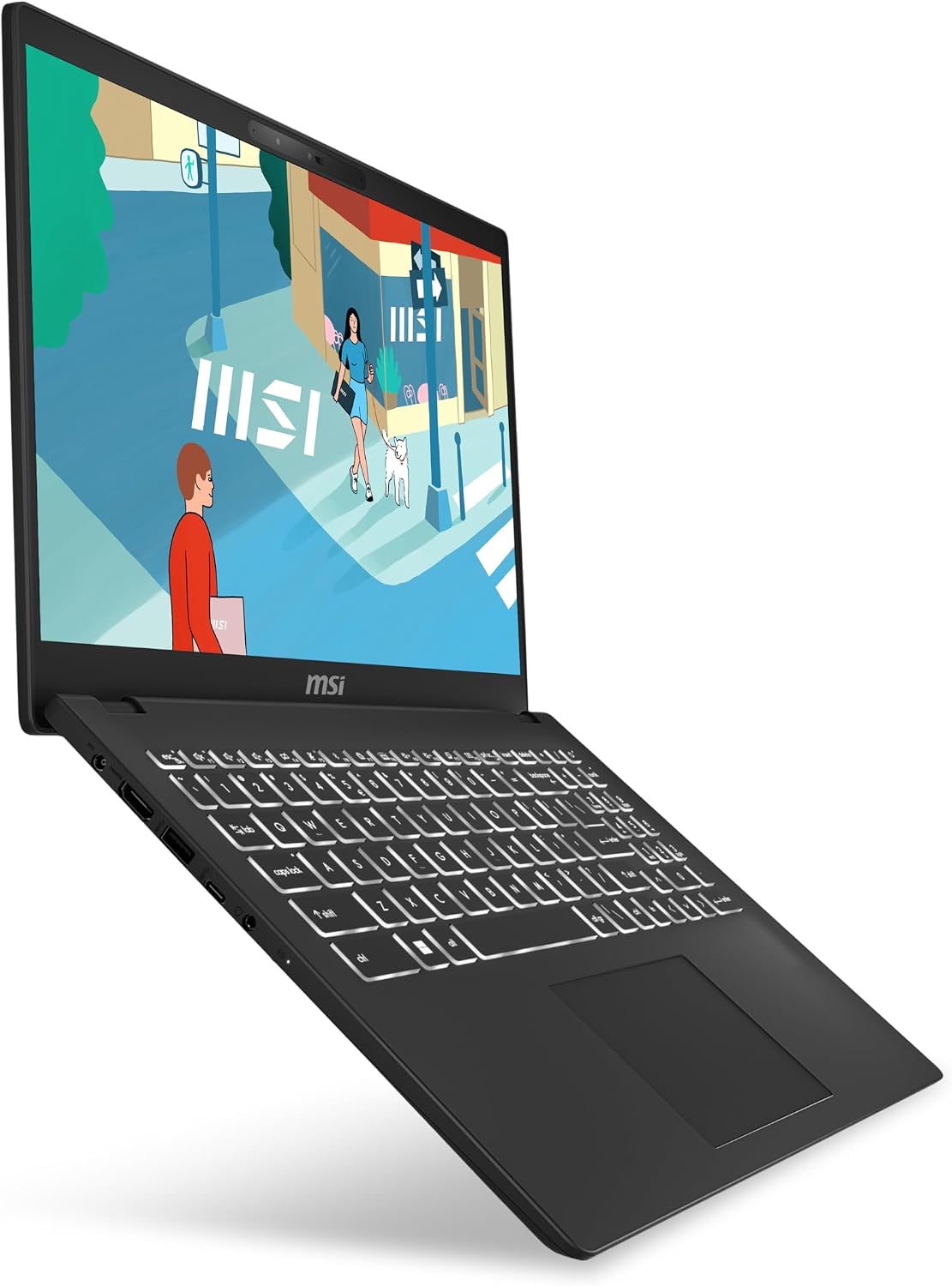 msi Modern 15 Laptop: Intel Core Ultra 9 185H(Beat i9-13900H), 32GB RAM, 1TB SSD, 15.6' Full HD IPS Touchscreen Display, Backlit Keyboard, Windows 11
