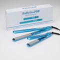 BabylissPRO Nano Titanium Ultra-Thin Hair Straightener, Professional Flat Iron, 5-Inch Extended Plates for Faster Straightening, for All Hair Types