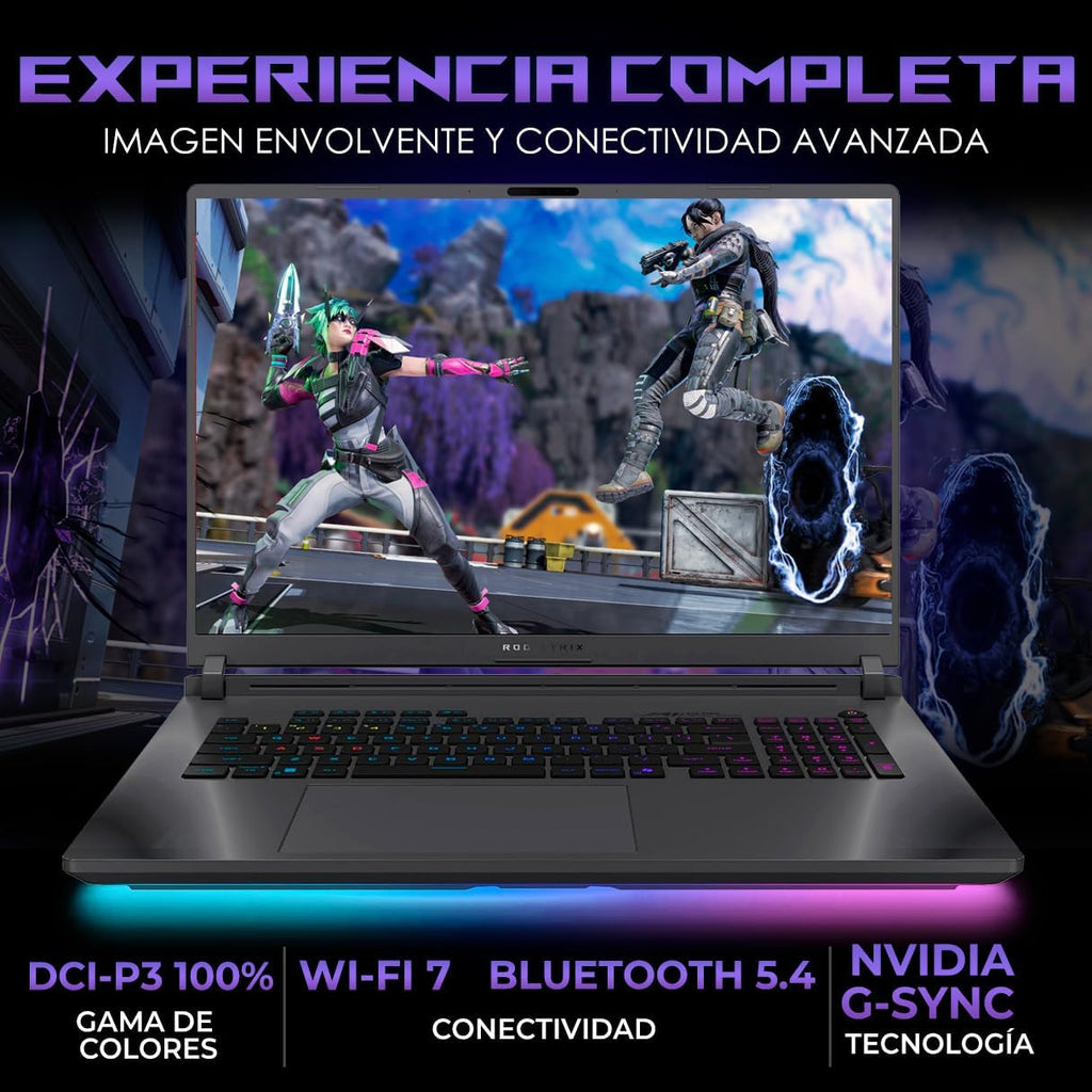 ASUS ROG Strix G18 Latest (2025) Gaming Laptop 18' 2.5K 240Hz Nebula Display Intel Core Ultra 9 275HX - NVIDIA GeForce RTX 5070-64GB RAM - 1TB SSD-4-Zone RGB KB - WIN11-Eclipse Gray- W/Gaming Frame