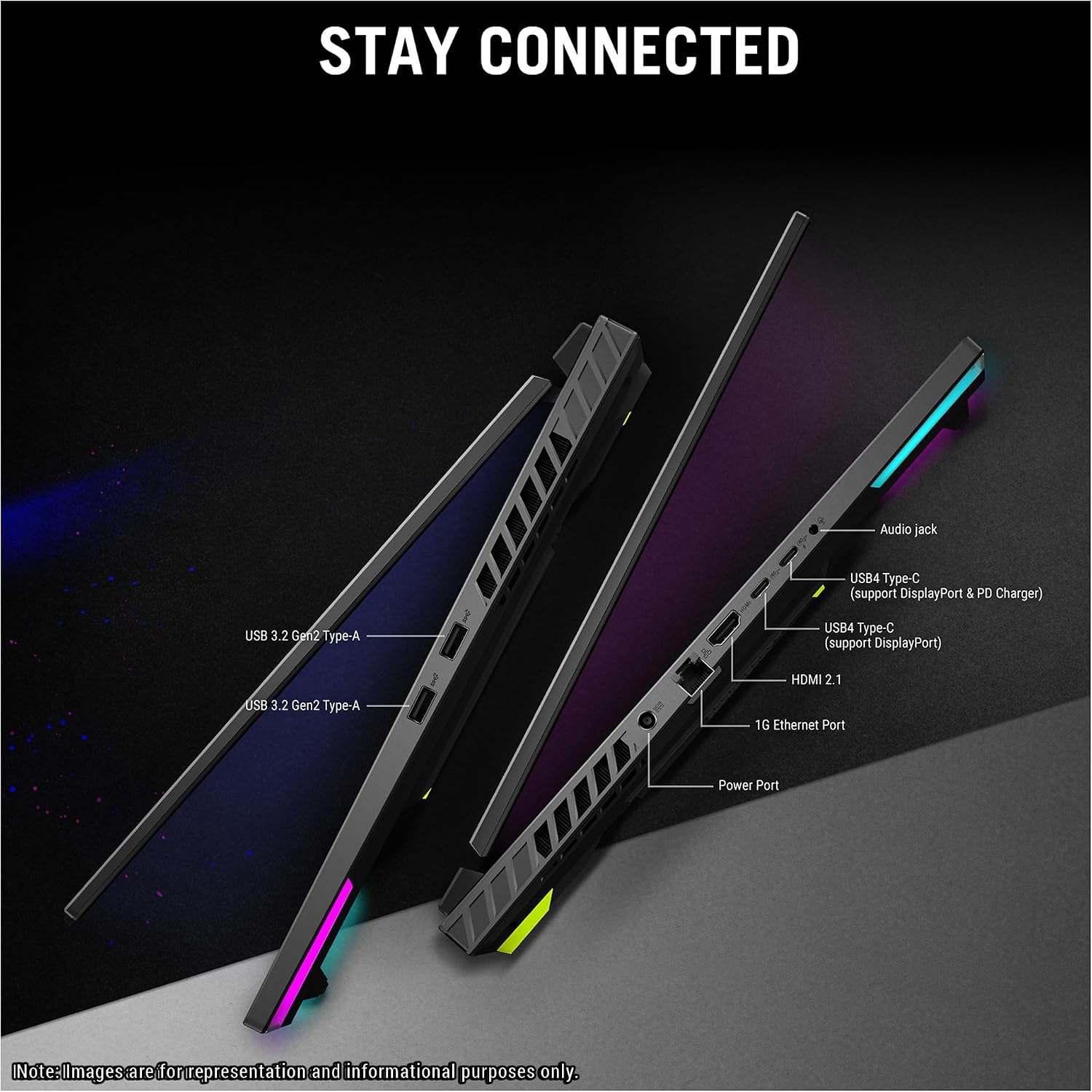 ASUS ROG Strix G16 Gaming Laptop, AMD Ryzen 9-8940HX, 64 GB DDR5 RAM, 1 TB PCIe SSD, 16' WUXGA (1920x1200) 165Hz Display, Nvidia G-Force RTX 5070Ti, 4-Zone RGB Backlit Keyboard, W11 Home, Eclipse Grey